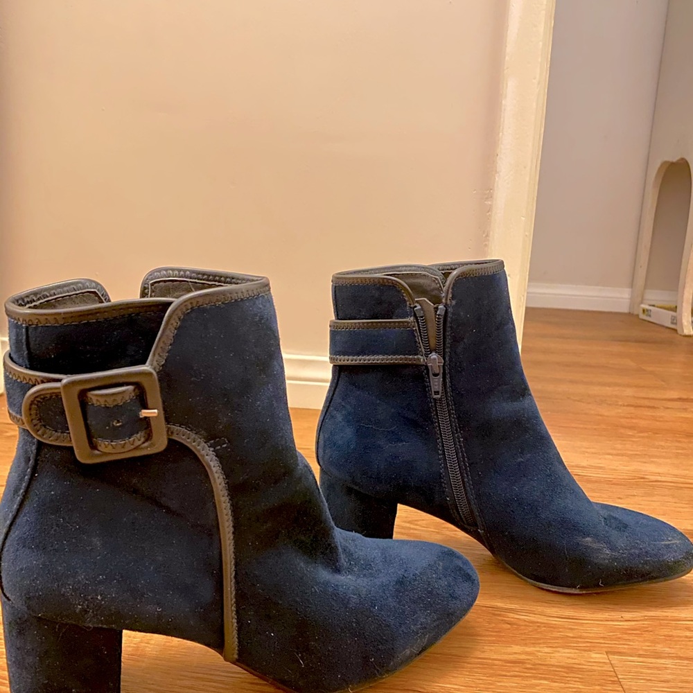 Suede ankle boots